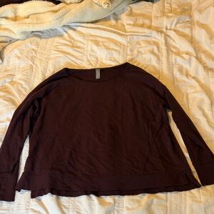 Sweaty Betty Purple After Class Longline Sweatshirt